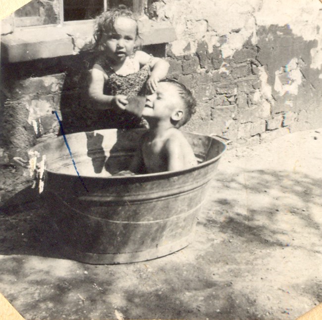 Baddag in de jaren vijftig