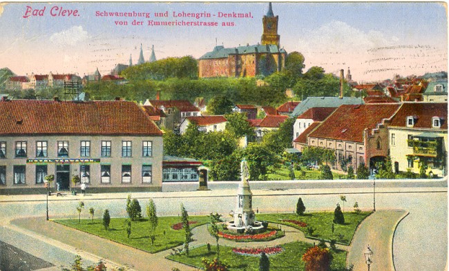 Das Lohengrin-Denkmal + Hotel Verweyen