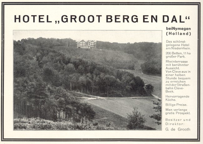 Daar geweest? Hotel Groot Berg en Dal nabij Nijmegen