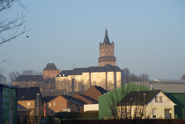 Kleve mit der Schwanenburg und Stiftskirche