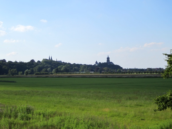 Blick auf die Skyline von Kleve