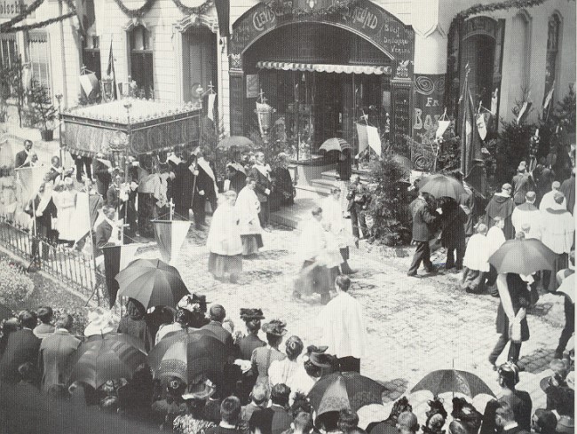 Ein Himmel am Fischmarkt in Kleve