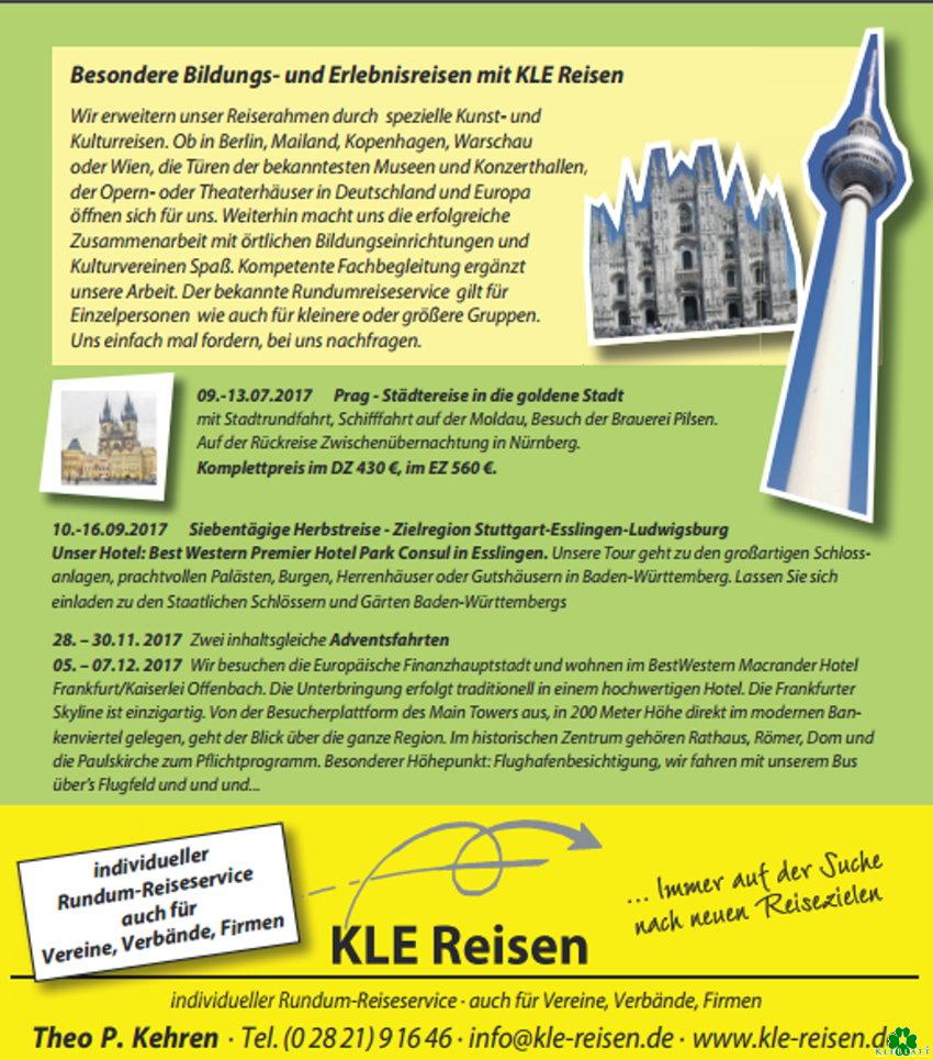 KLE-Reisen - Individueller Rundum-Reiseservice Kleve