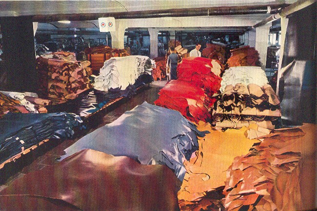 Das Oberlederlager der Schuhfabrik Gustav Hoffmann in Kleve