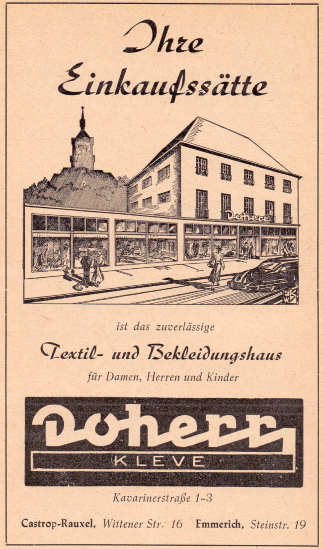 Fehler bei Doherr in Kleve