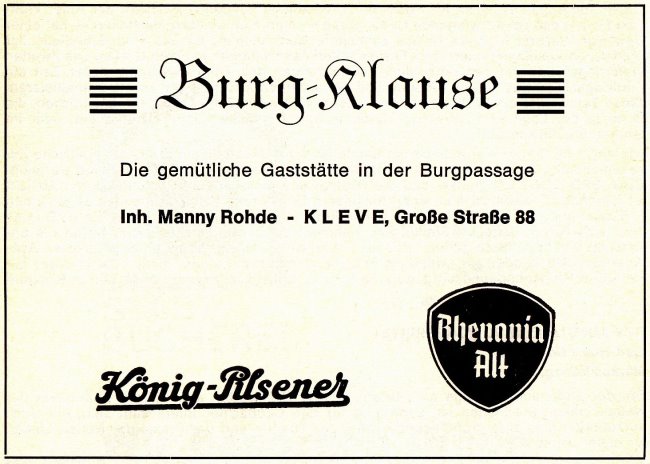 Gekannt? Manny Rohde und die Burgklause