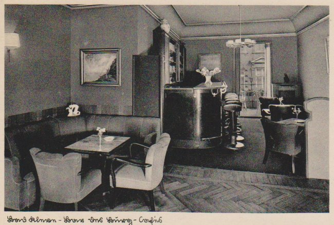 Die Bar im Burg-Cafe' von Kleve