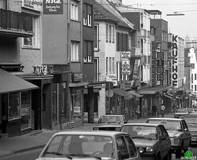 Meest bekend: De Grosse Strasse in Kleve, begin jaren tachtig