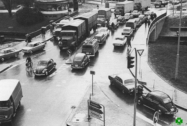 Doch! Gab es mal: Die vierspurige Herzog-Brücke