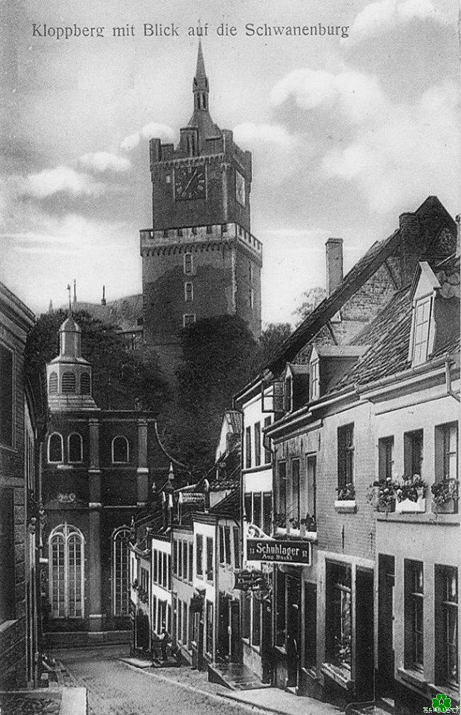 Kloppberg mit geschichtsträchtigem Blick auf die Schwanenburg