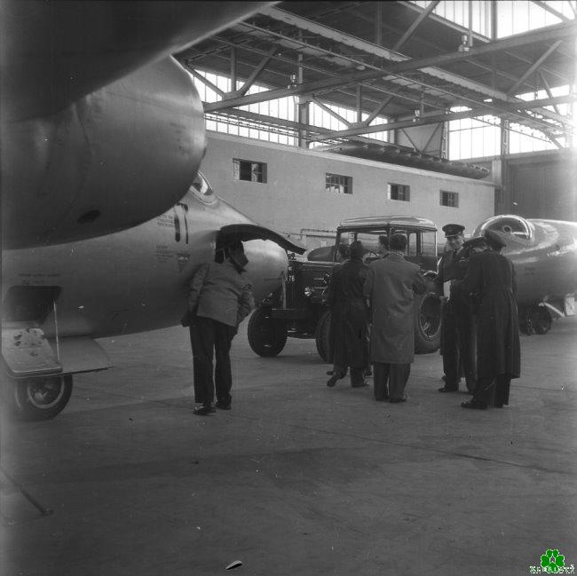 So hat es dort mal begonnen: Der Hangar auf dem Flughafen Weeze