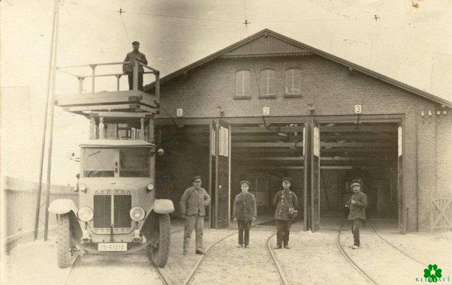 Sehr alt: Das Klever Straßenbahn-Depot