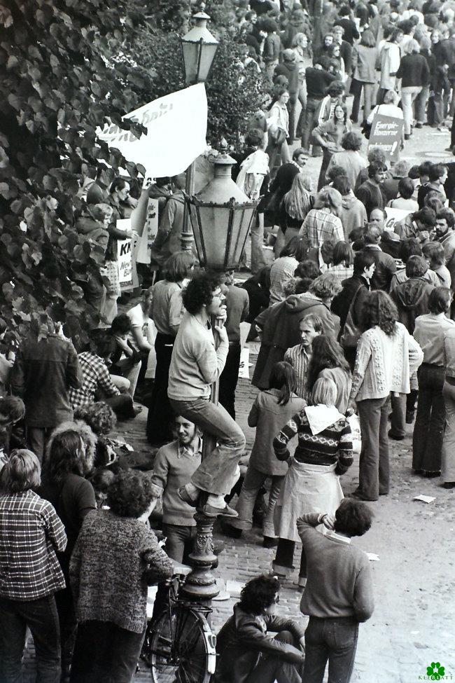 Dabei gewesen? Der Mann auf der Laterne