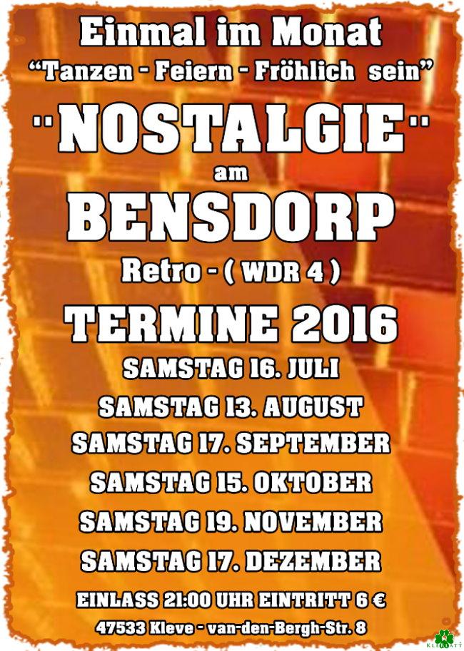 flyer nostalgie