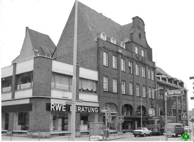 Gekannt? Die RWE-Beratung an der Herzogstraße/Ecke An der Münze