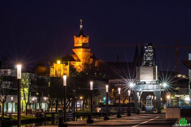 Abends am Klever Hafen