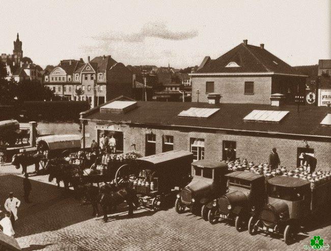 Großer Milchtransport nach Kellen