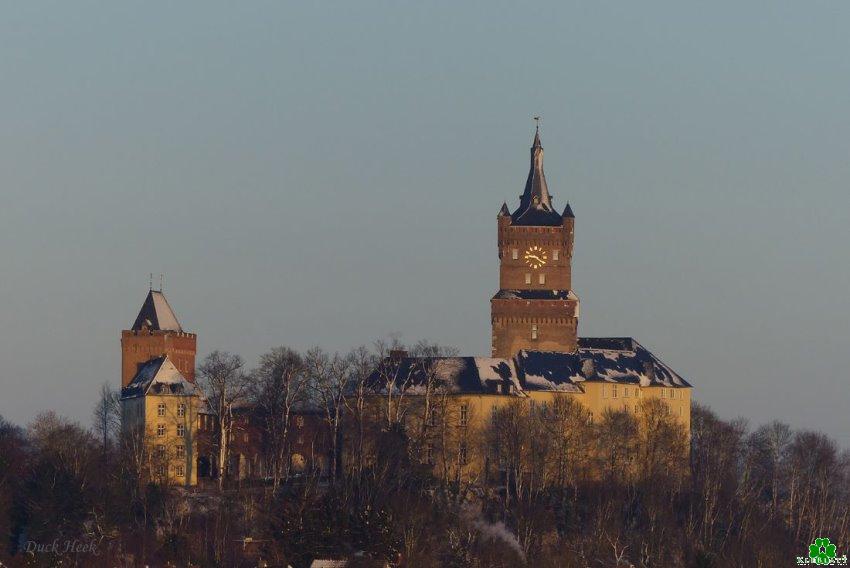 Die gefrostete Schwanenburg