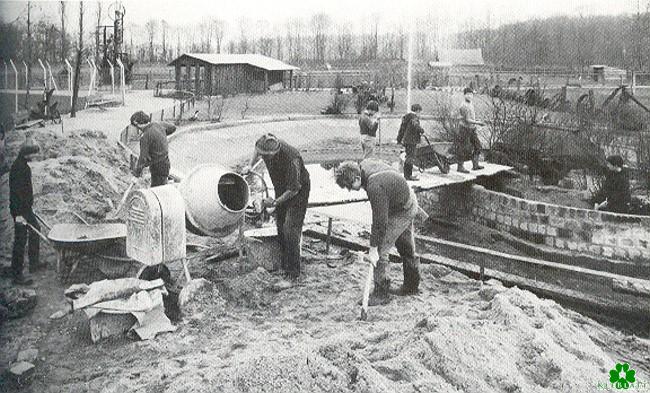 So begann es: Der Bau des Klever Tiergartens