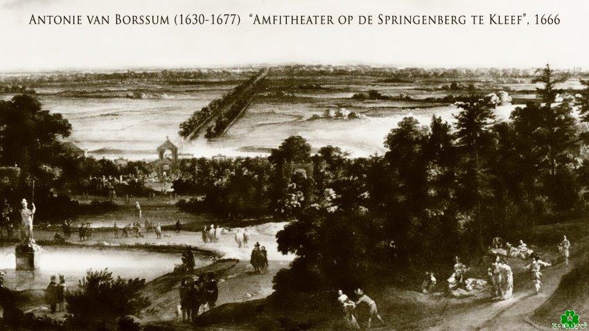 Kleve im 17. Jahrhundert am Amphitheater