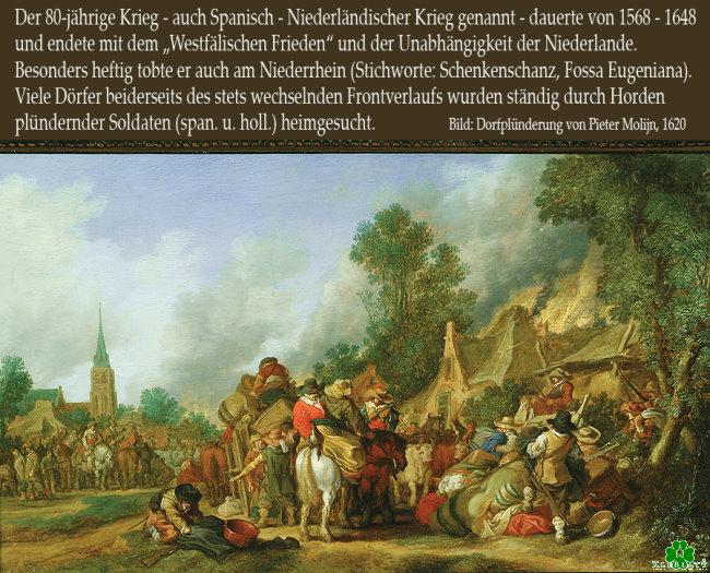 Dorf-Plünderungen im 17. Jahrhundert