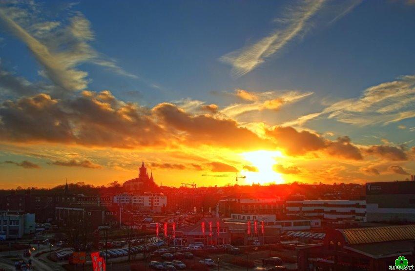 Auch in Kleve scheint mal die Sonne