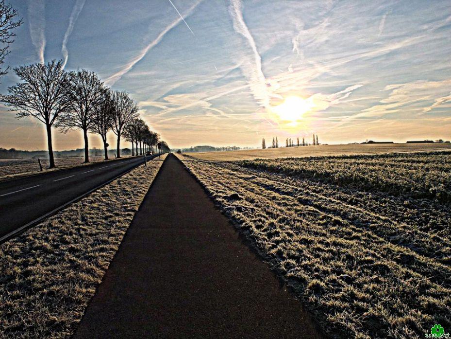 Der Niederrhein ist ganz schön flach