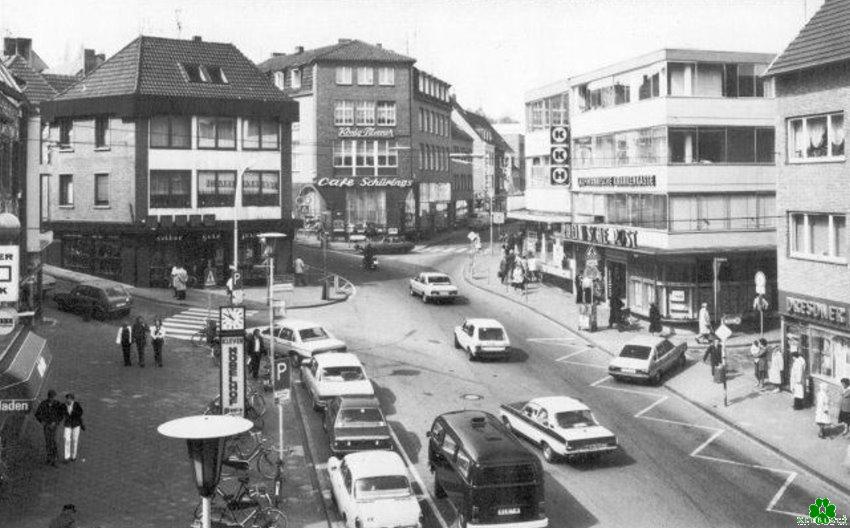 Die Parkplätze auf dem Klever Fischmarkt