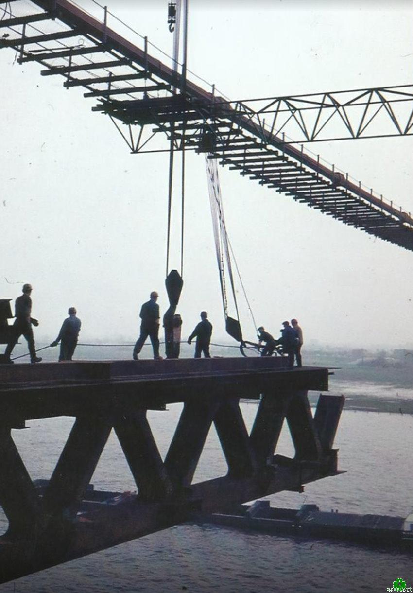 Schwindelfrei auf der Rheinbrücke Kleve-Emmerich
