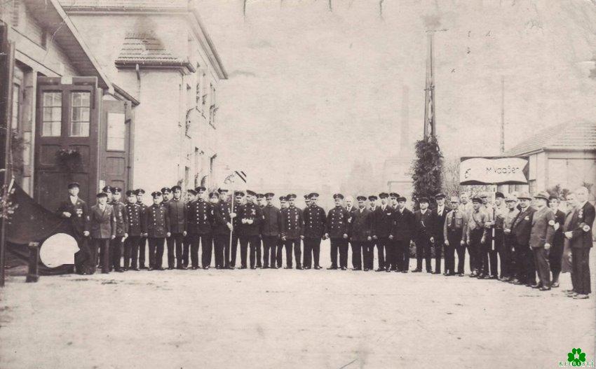 Vor dem Klever Straßenbahn-Depot