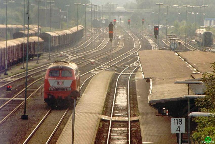 Blick auf den Klever Hauptbahnhof