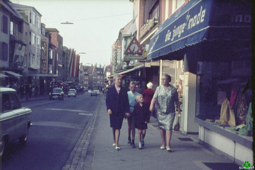Heb je in 1965 zelfs langs de Große Straße gelopen?