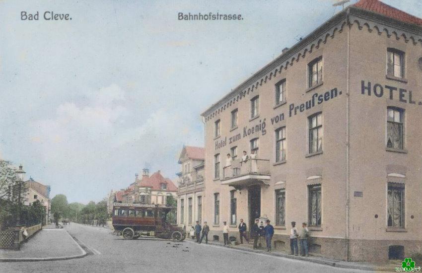 Die alte Bahnhofstrasse von Bad Cleve