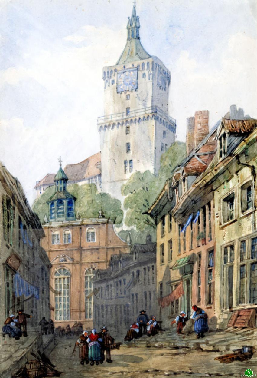 De Kloppberg in 1860