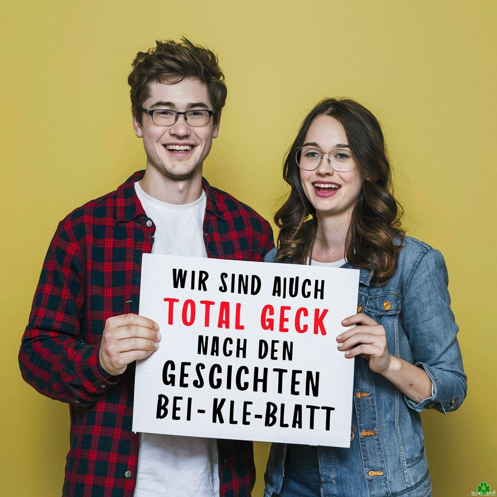 Schön, dass die junge Generation KLE-Blatt ebenfalls supportet