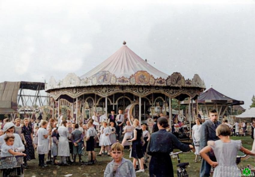 Klever Kirmes Mitte der 30er Jahre