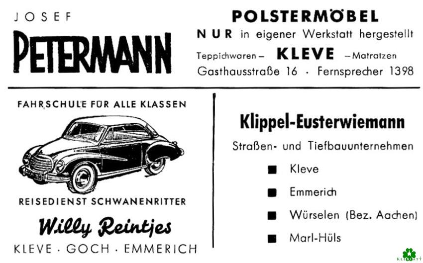 Wer kannte denn noch Möbel Petermann o. Fahrschule Reintjes?